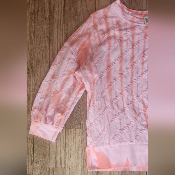 ANTHROPOLOGIE BLOUSE PINK TYE DYE SZ MEDIUM - Picture 5 of 6